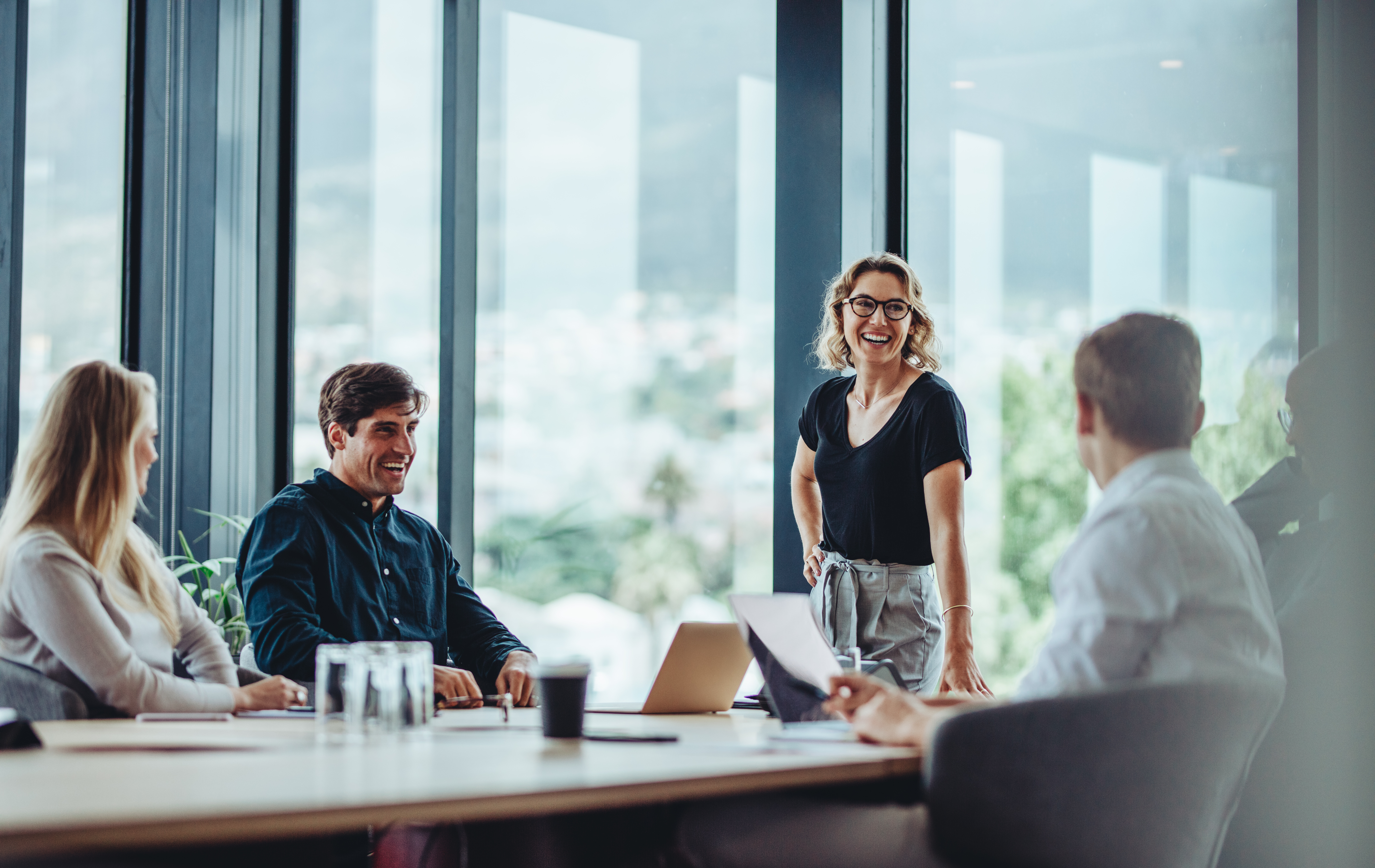 Compliance-Meeting in Meetingraum