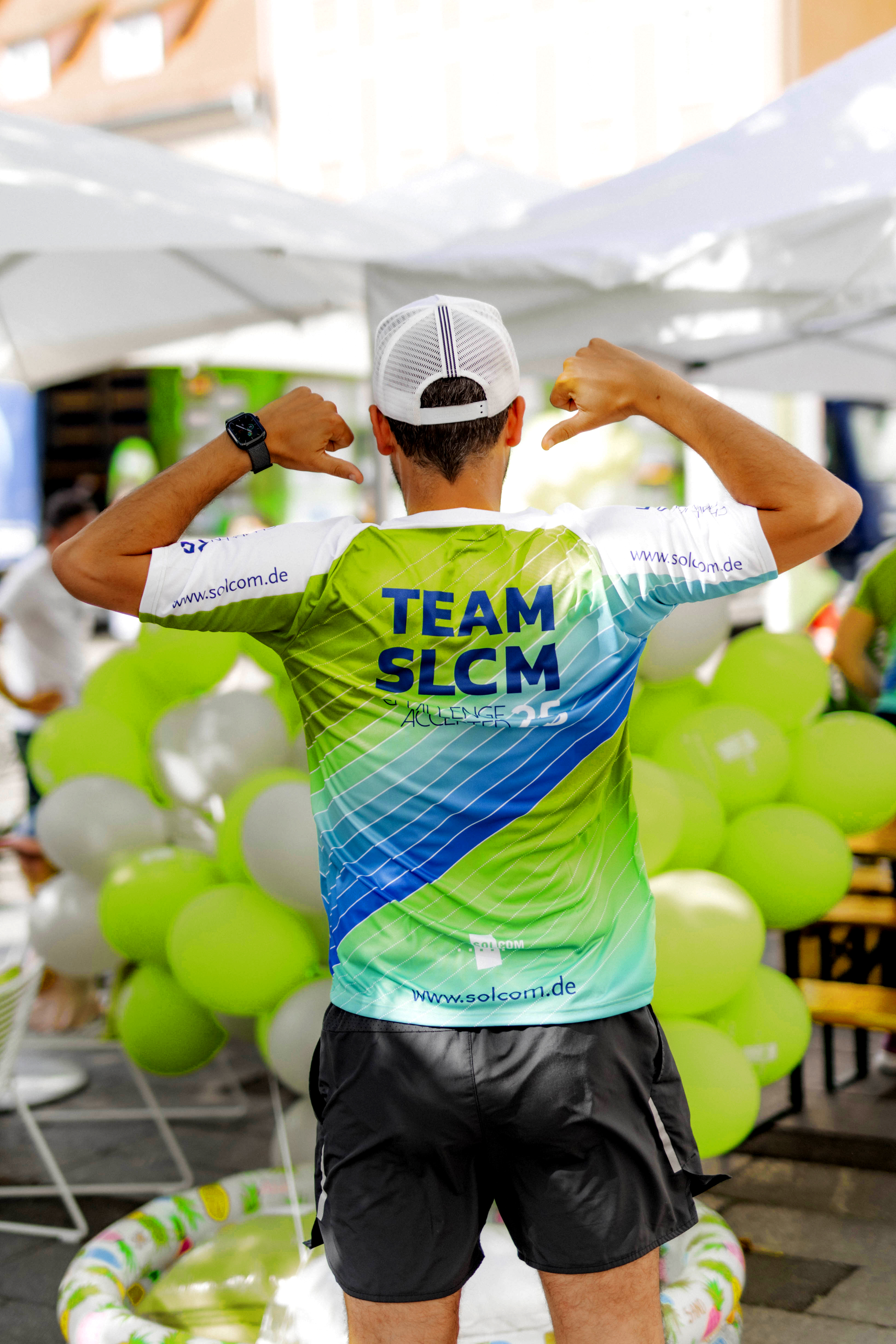 SOLCOM Reutlinger Altstadtlauf-Teilnehmer im SOLCOM-Trikot